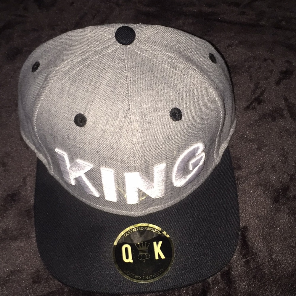 Queenited Embroidered “KING” SnapBack Cap